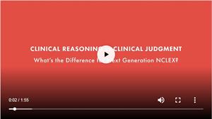Clinical Reasoning vs. Clinical Judgment Video player graphic