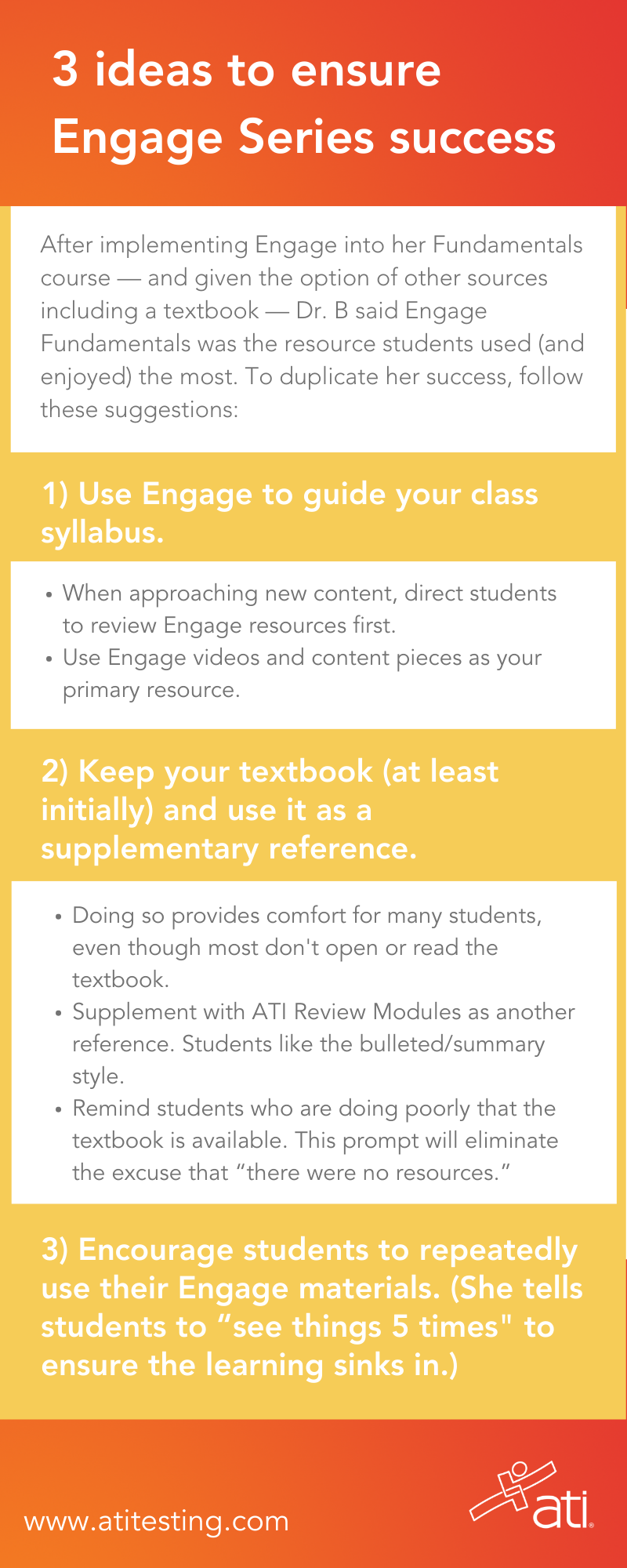 3 ideas to ensure Engage Series success