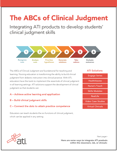 ABCs of clinical judgment ABCs of clinical judgment