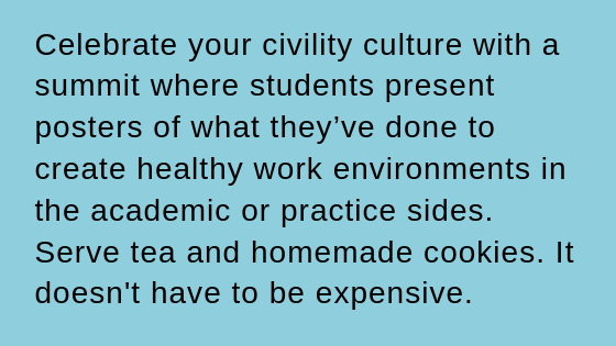 Celebrate civility culture