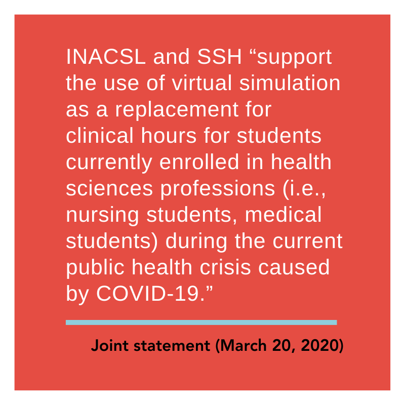 Joint statement from INACSL and SSH