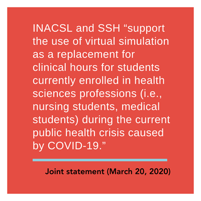 Joint statement from INACSL and SSH Joint statement from INACSL and SSH