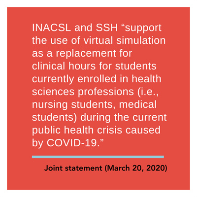 Joint statement from INACSL and SSH