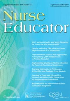 Nurse Educator journal cover