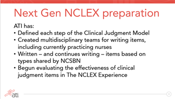 Next Gen NCLEX resources from ATI