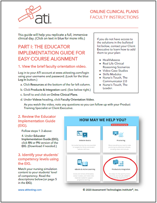 Online Clinical Plans - A step-by-step guide