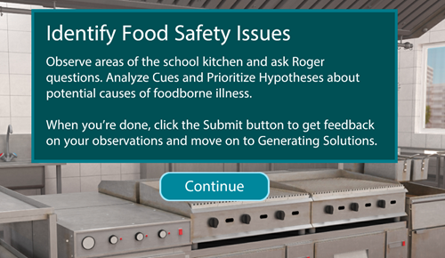 Identify food safety issues using Engage Community Health
