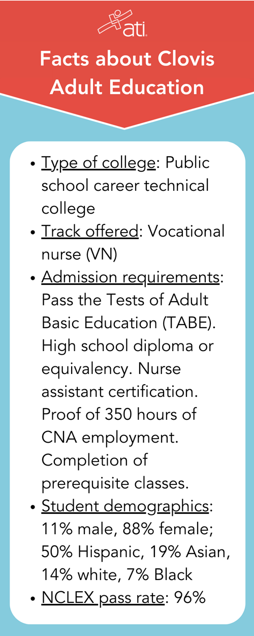 Facts about Clovis Adult Education Facts about Clovis Adult Education