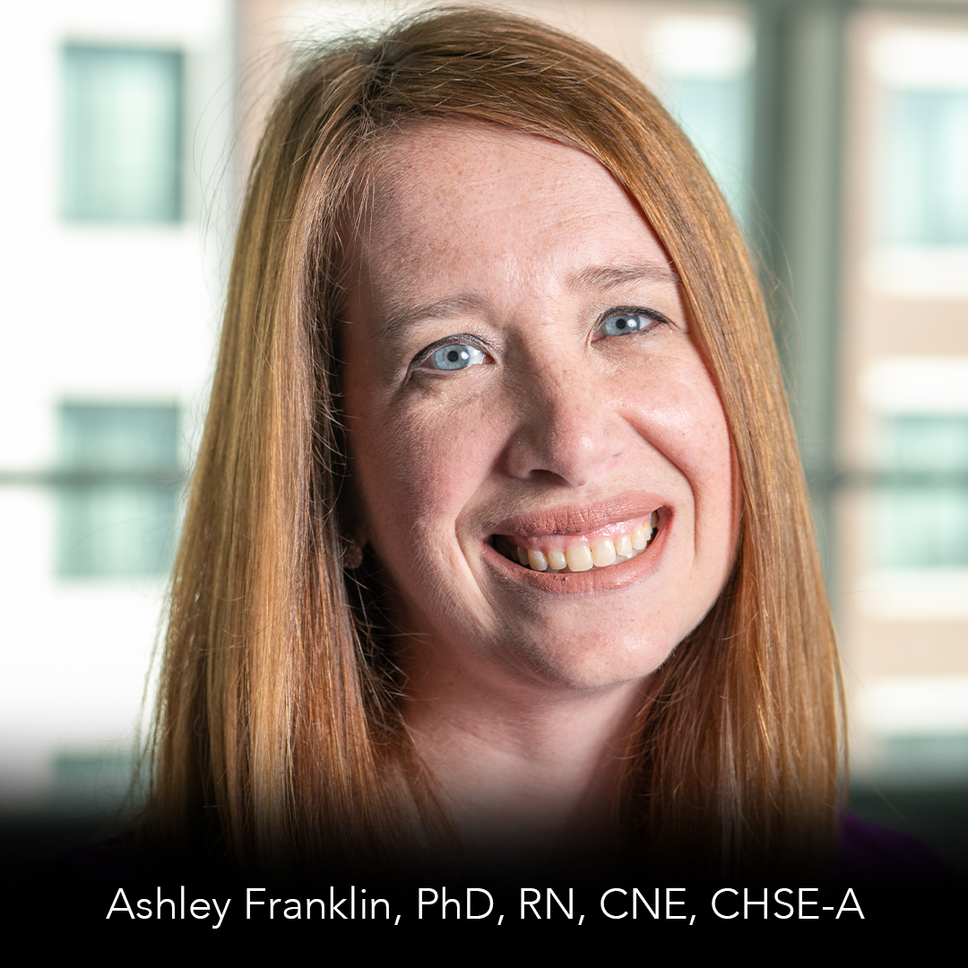 Ashley Franklin encourages nursing faculty to become simulation facilitators