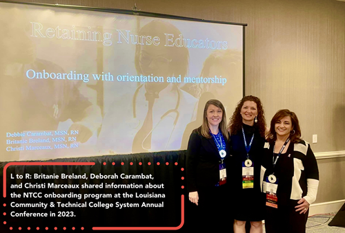 NTCC faculty onboarding leaders The NTCC faculty onboarding program can be replicated at other programs
