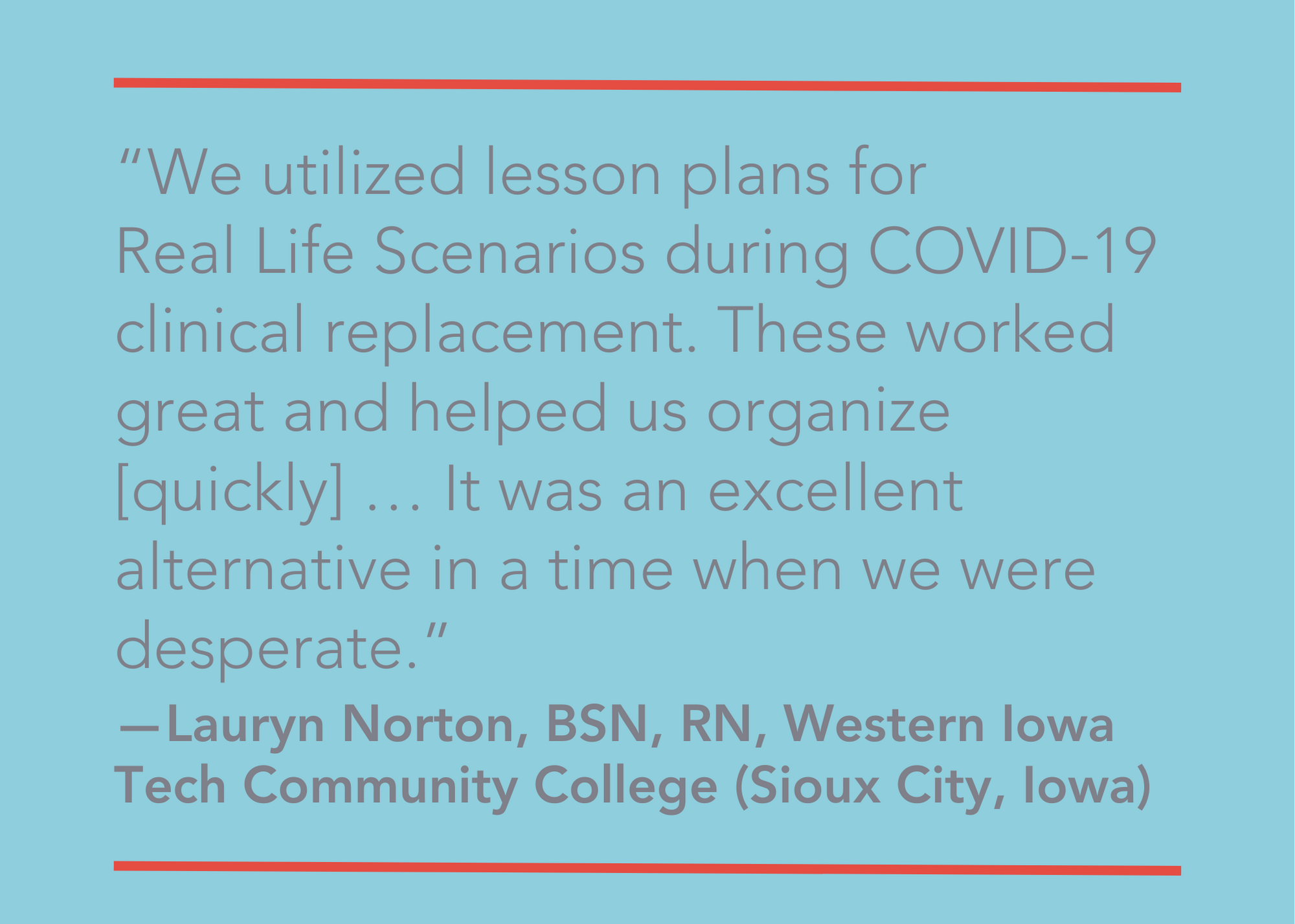 REAL LIFE TESTIMONIAL