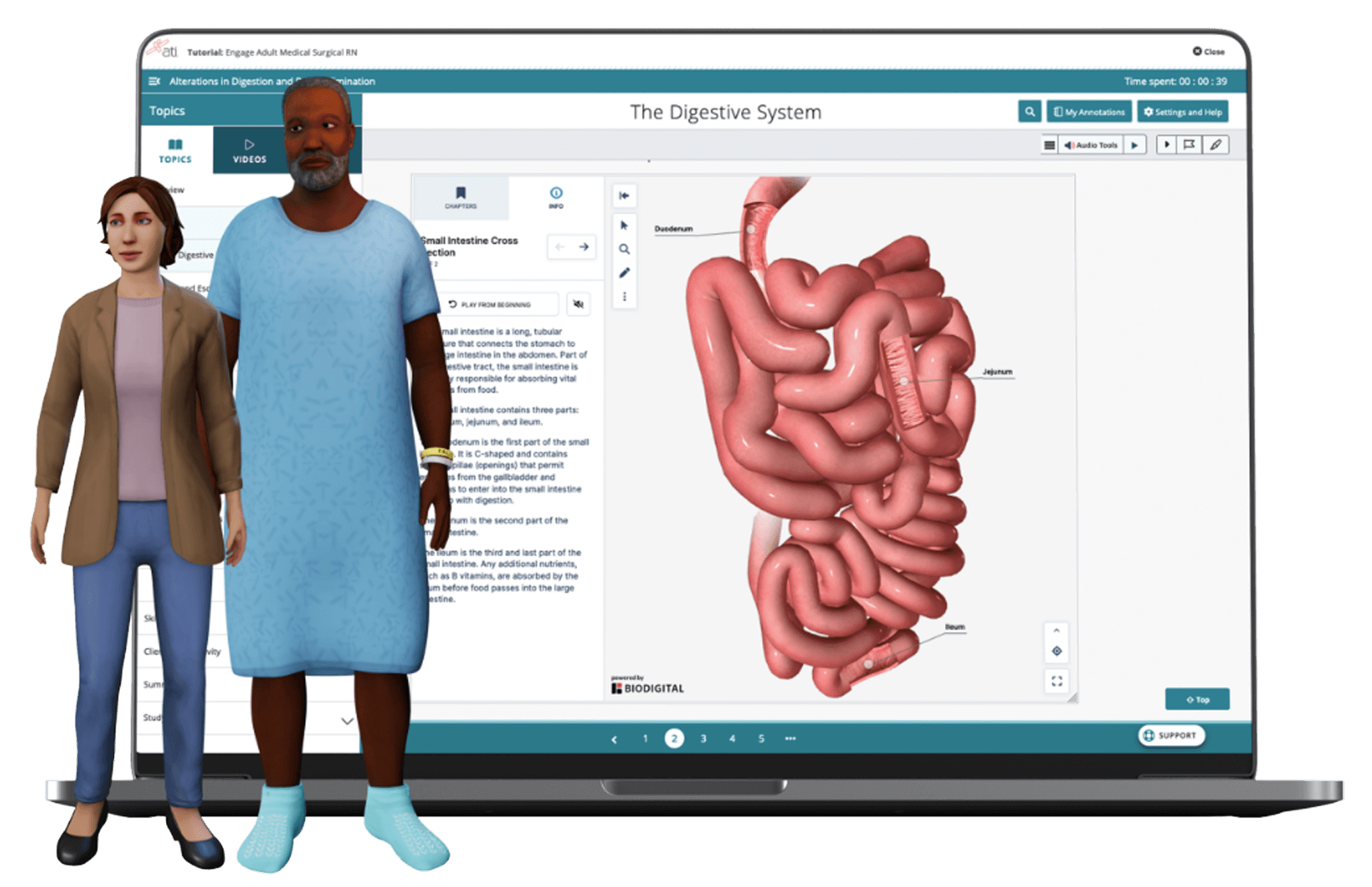 Engage adult medical-surgical screenshot