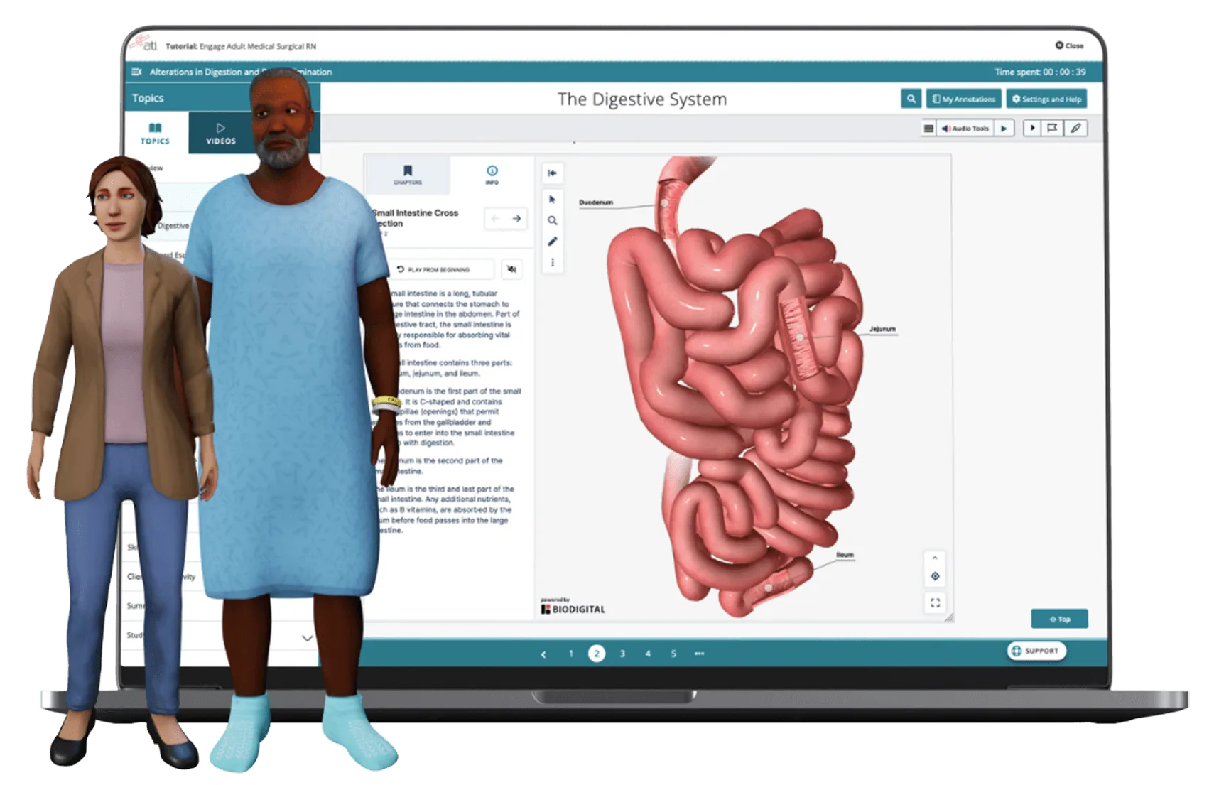 Engage adult medical-surgical screenshot