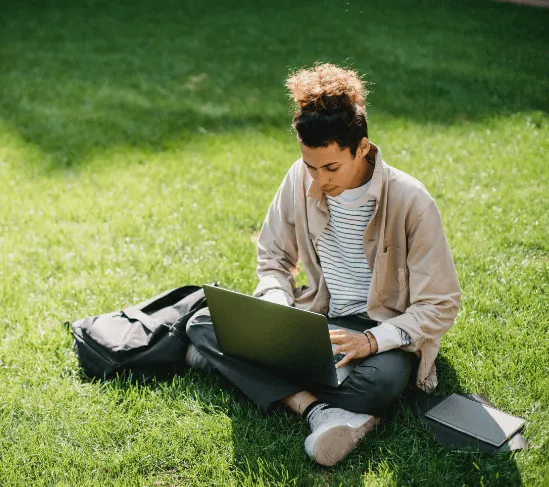 Nursing Student Studying