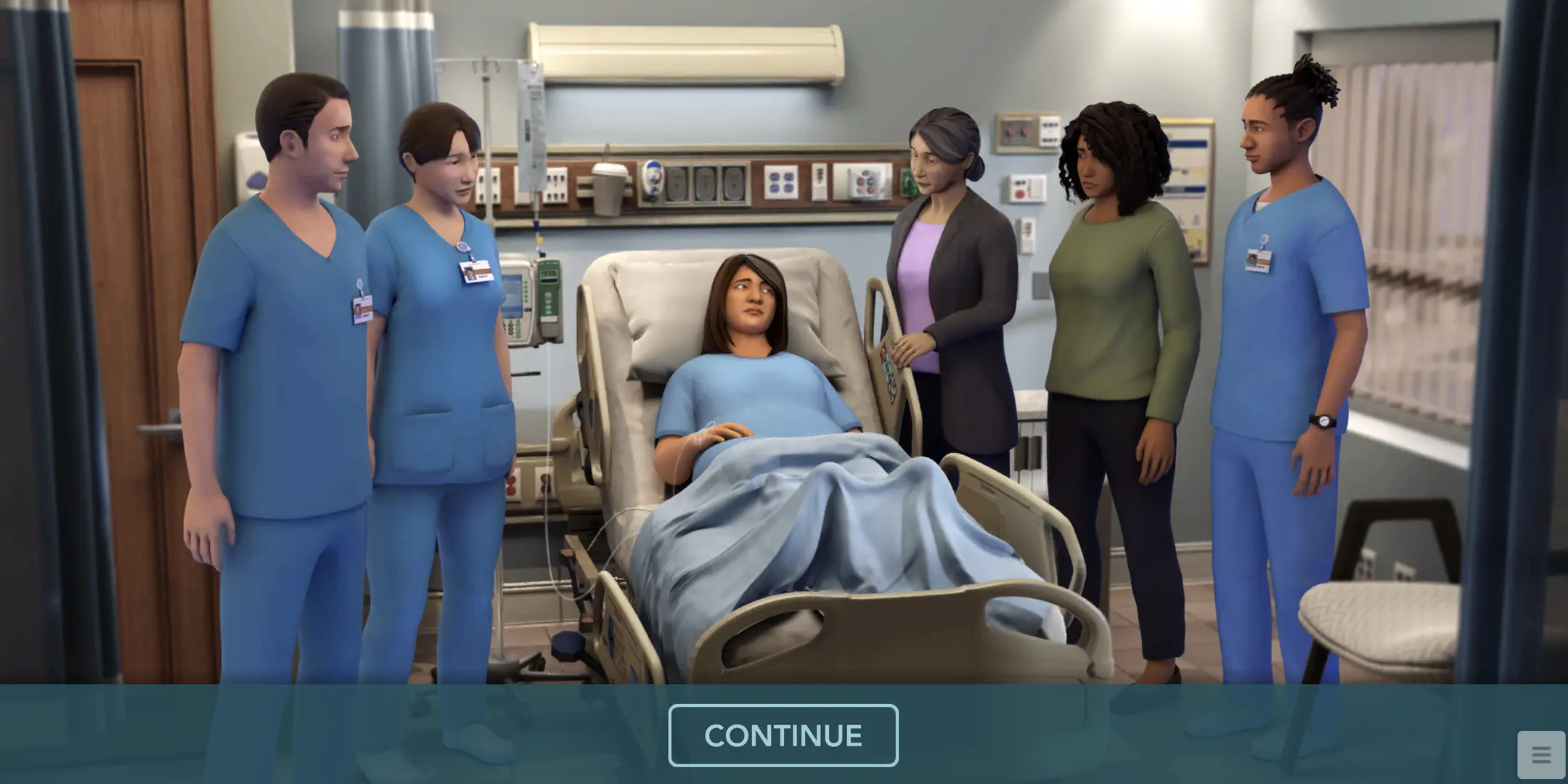 Engage Leader simulation scene
