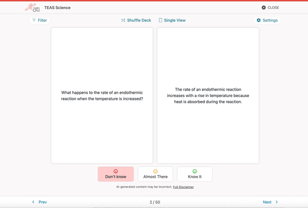ATI TEAS Flashcards